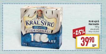 Billa Král sýrů hermelín nabídka