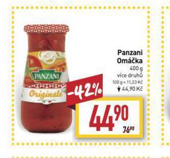 Billa Panzani omáčka nabídka