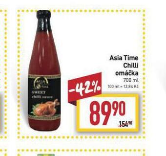 Billa Asia time chilli omáčka nabídka