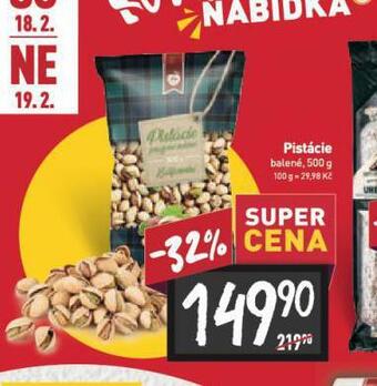 Billa Pistácie nabídka