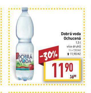 Billa Dobrá voda ochucená nabídka