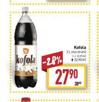 Billa Kofola 2l nabídka