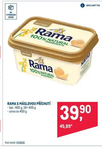 Makro Rama s máslovou příchutí 400 g nabídka