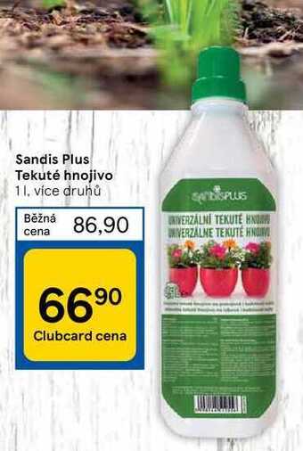 Tesco Sandis plus tekuté hnojivo 1 l nabídka