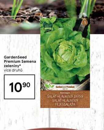 Tesco Gardenseed premium semena zeleniny nabídka