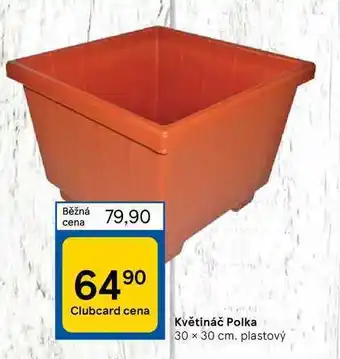 Tesco Květináč polka 30 x 30 cm. plastový nabídka