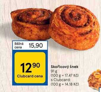 Tesco Skořicový šnek 91 g nabídka