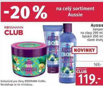 Rossmann Aussie šampon na vlasy, 290 ml nabídka