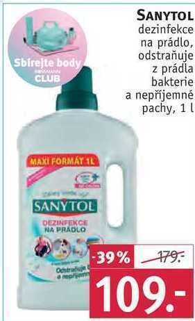 Rossmann Sanytol dezinfekce na prádlo, 1 l nabídka