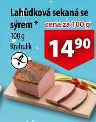 CBA Lahůdková sekaná se sýrem, 100 g nabídka