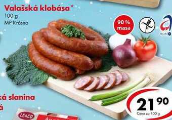 CBA Valašská klobása, 100 g nabídka