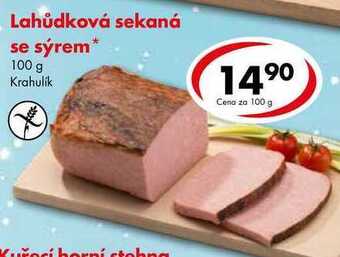 CBA Lahůdková sekaná se sýrem, 100 g nabídka