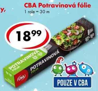 CBA Cba potravinová fólie, 1 role = 30 m nabídka
