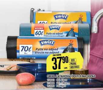 Tamda Foods Swirl zatahovací pytle na odpad 170043 40'l 12pcs nabídka