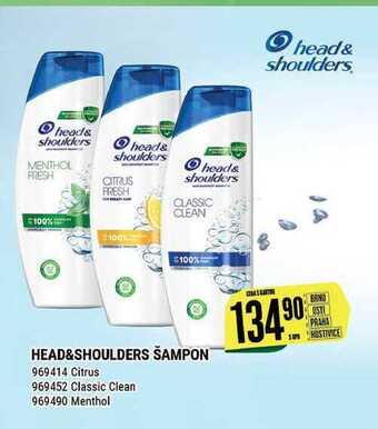 Tamda Foods Head&shoulders šampon nabídka