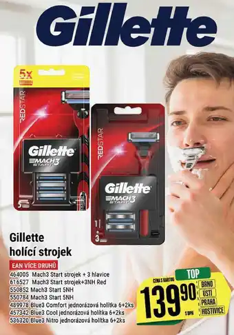 Tamda Foods Gillette holící strojek nabídka