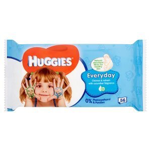 Huggies everyday dětské ubrousky 56 ks
