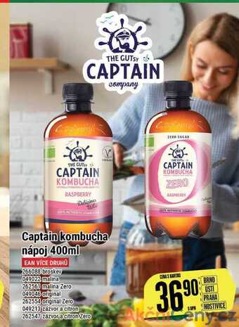 Tamda Foods Captain kombucha nápoj 400ml nabídka