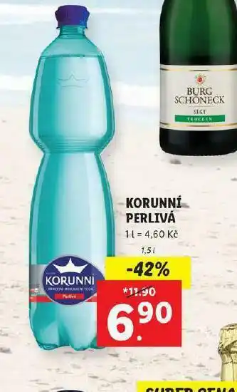 Lidl Korunní perlivá nabídka
