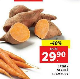 Batáty sladké brambory