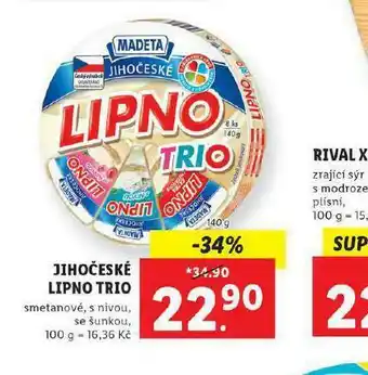 Lidl Jihpčeské lipno trio nabídka