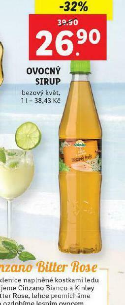 Lidl Ovocný sirup nabídka