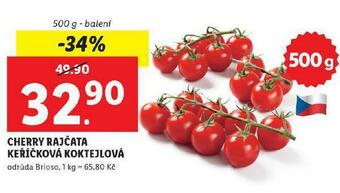Lidl Cherry rajčata keříčková koktejlová nabídka