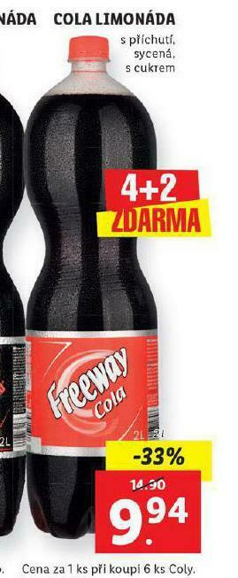 Lidl Cola limonáda nabídka