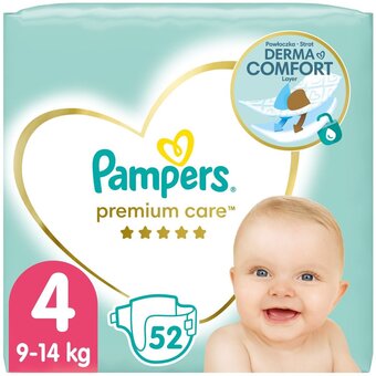 Rohlik.cz Pampers premium care jednorázové plenky 4 (9–14 kg) nabídka