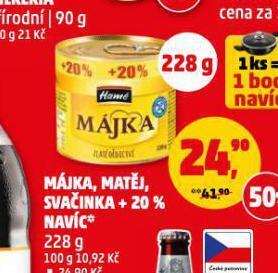 Penny Market Hamé májka, matěj, svačinka hamé nabídka