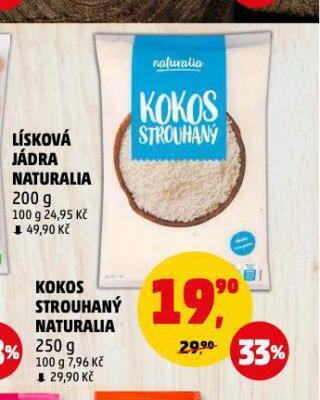 Penny Market Kokos strouhaný naturalia nabídka