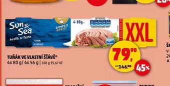 Penny Market Tuňák ve vlastní šťávě nabídka