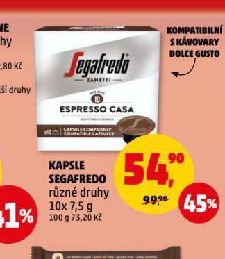 Penny Market Kapsle segafredo nabídka