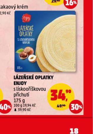 Penny Market Lázeňské oplatky enjoy nabídka