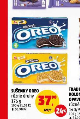 Penny Market Sušenky oreo nabídka