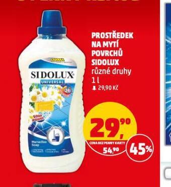Penny Market Sidolux prostředek na mytí nádobí nabídka