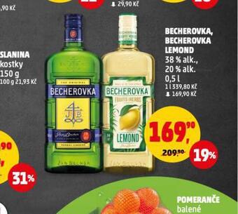 Penny Market Becherovka, becherovka lemond nabídka