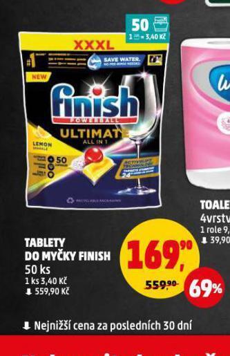 Penny Market Finish tablety do myčky nabídka