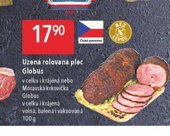 Globus Uzená rolovaná plec nabídka