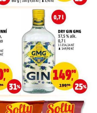 Penny Market Dry gin gmg nabídka