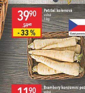 Globus Petržel kořenová nabídka