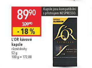 Globus Kávové kapsle l'or nabídka