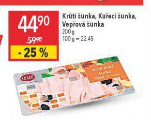 Globus Krůtí šunka nabídka