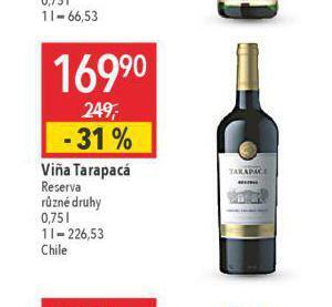 Globus Vina tarapacá nabídka