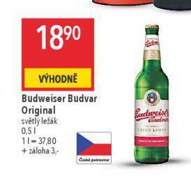 Globus Pivo budweiser budvar nabídka