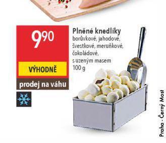 Globus Plněné knedlíky nabídka