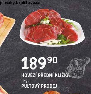 Terno Hovězí přední kližka nabídka