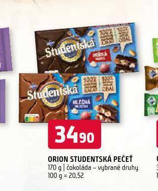 Terno Orion studentská pečeť nabídka