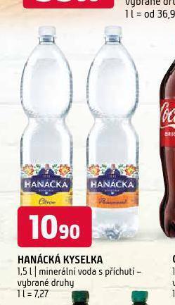 Terno Hanácká kyselka nabídka