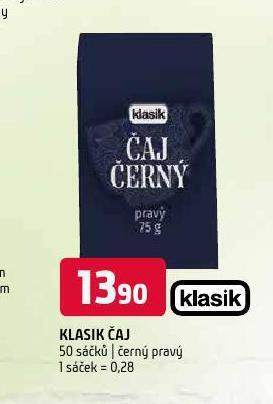 Terno Klasik čaj nabídka